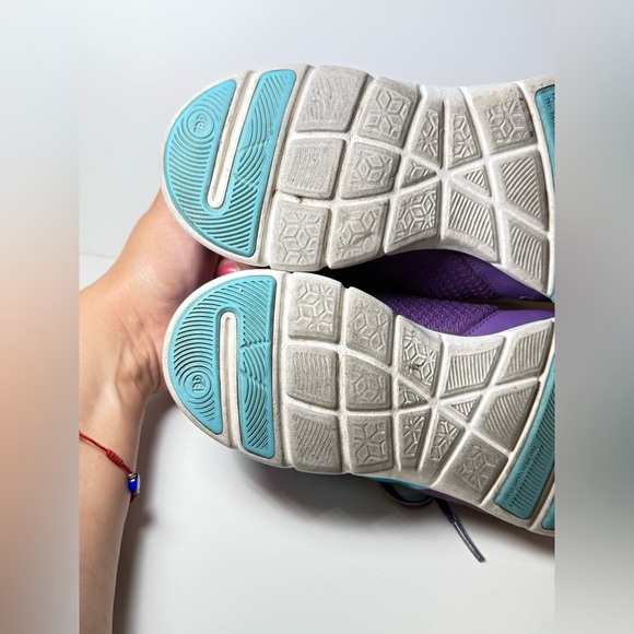 Asics Women's Gel Muse Fit S454N Purple Blue Running Shoes Sneakers - Picture 9 of 10